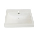 Fairmont Designs S-11021W1 21x18&quot; Ceramic Sink White