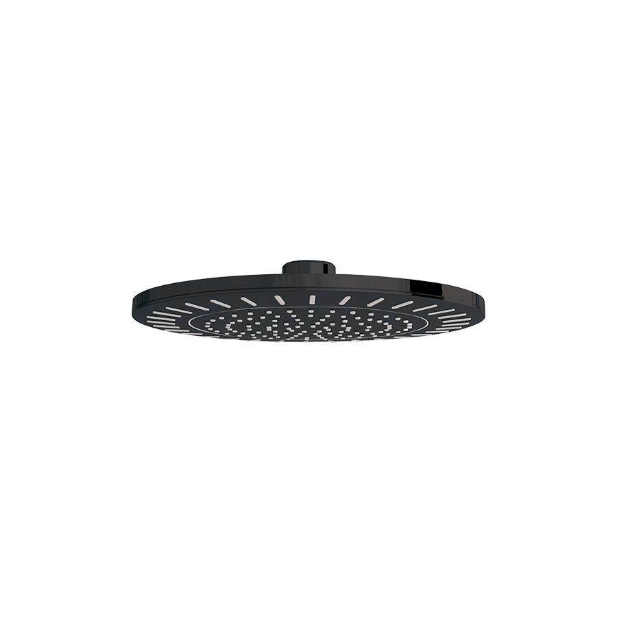 ALT 90813 9" Round Rainhead Electro Black