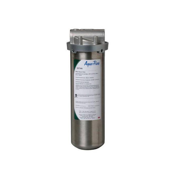3M SST1HA Aqua Pure Whole House Stainless Steel Water Filter Housing