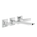 Gessi 59090 Rilievo Wall Mounted Washbasin Mixer Trim Chrome