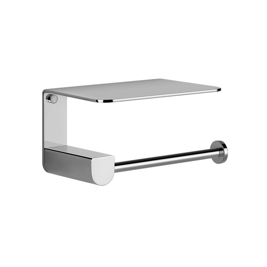 Gessi 59449 Rilievo Wall Mounted Tissue Holder With Cover Chrome