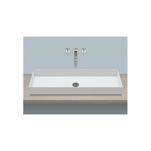 Alape 3214000000 AB.ME1000 Sit-on Basin Rectangular White