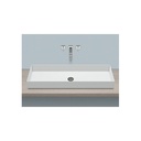 Alape 3214000000 AB.ME1000 Sit-on Basin Rectangular White