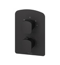 Tenzo DET33-MB Delano T-Box Valve 3 Functions Thermo Mat Black Finish