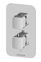 Tenzo QUT32-CR Quantum T-Box Valve 2 Functions Thermo Chrome Finish