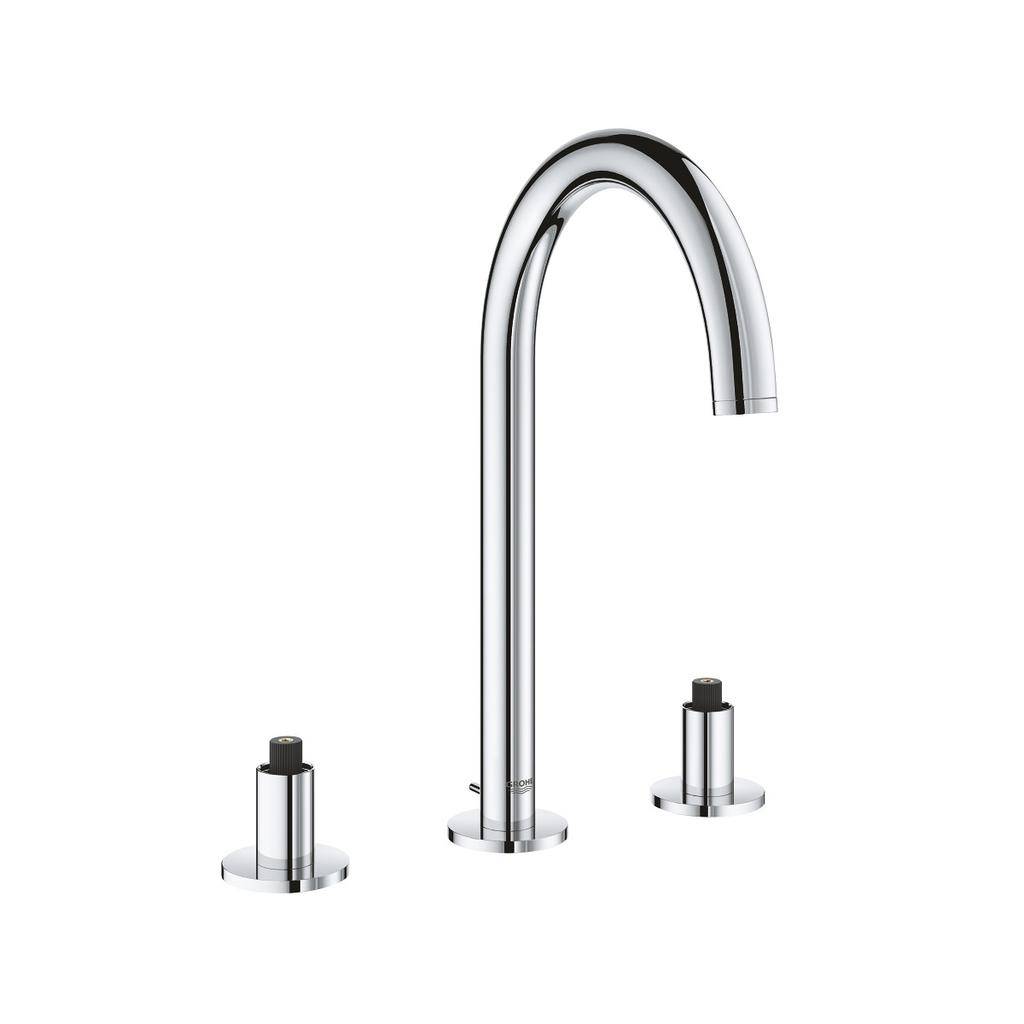 Grohe 20069003 Atrio 8 Widespread Two Handle Bathroom Faucet M Size Chrome