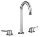 Grohe 20217ENA Concetto 8&quot; Widespread L Size Bathroom Faucet Brushed Nickel