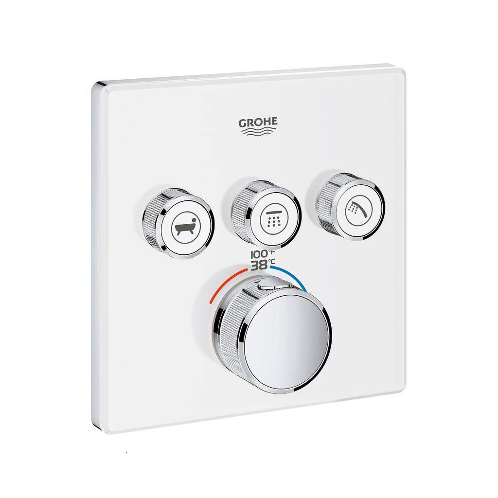 Grohe 29165LS0 Grohtherm Triple Function Thermostatic Trim With Module Chrome