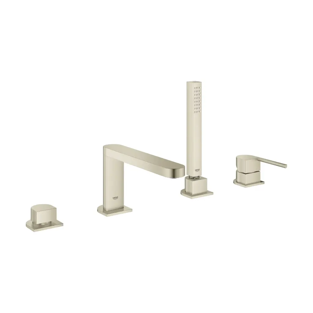 Grohe 29307EN3 Plus 4-Hole Roman Tub Filler Brushed Nickel