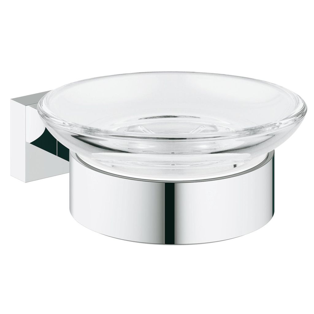 Grohe 40754001 Essentials Cube Soap Dish With Holder Chrome