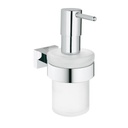 Grohe 40756001 Essentials Cube Soap Dispenser With Holder Chrome