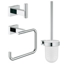 Grohe 40757001 Essentials Cube City Restroom Accessories Set 3-in-1 Chrome