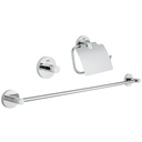 Grohe 40775001 Essentials Guest Bathroom Accessories Set 3-in-1 Chrome