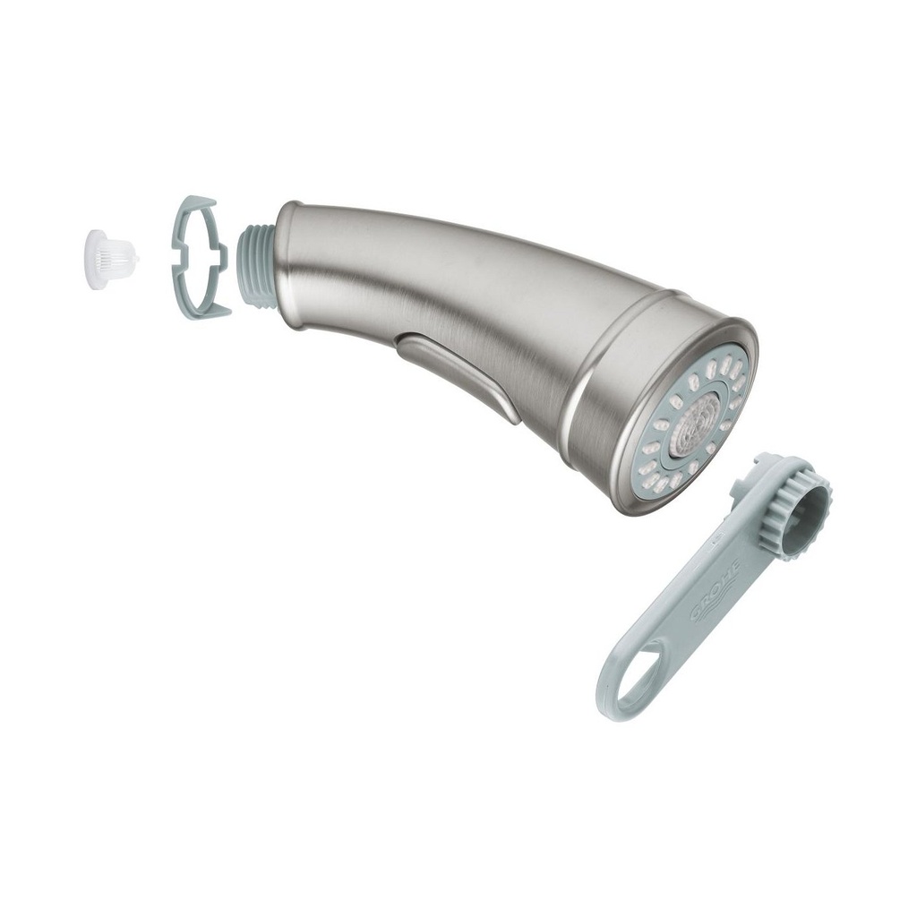 Grohe 46890ND0 Universal Pull Out Spray SuperSteel Light Gray