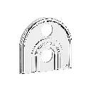Grohe 47463IP0 Universal Escutcheon Chrome Matte Chrome