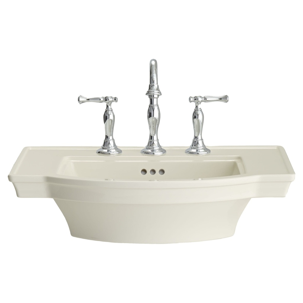 American Standard 0900008.222 Estate Ped Lav Top 8In Ctr Lin