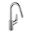 Hansgrohe 04506001 Focus HighArc Pull Down Prep Kitchen Faucet Chrome