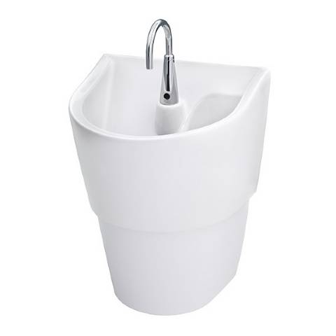 American Standard 9118AC.020 Ics Sink W/Shrd/Drn/6056193.002 Fct. Wht