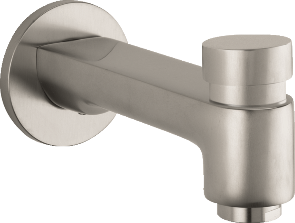 Hansgrohe 14414821 S Series Tub Spout W/Diverter Brushed Nickel