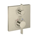 Hansgrohe 15712821 Ecostat Classic Thermostatic Trim With Volume Control Brushed Nickel
