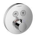 Hansgrohe 15743001 ShowerSelect Thermostatic 2 Function Trim Round Chrome