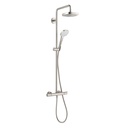 Hansgrohe 27257821 Croma Select E 180 Multi Jet Showerpipe Brushed Nickel
