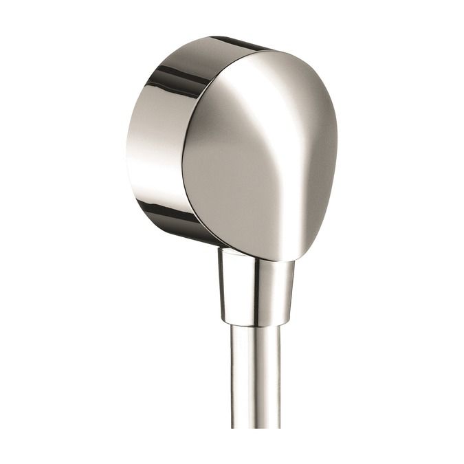 Hansgrohe 27458833 Wall Outlet With Check Valves Polished Nickel