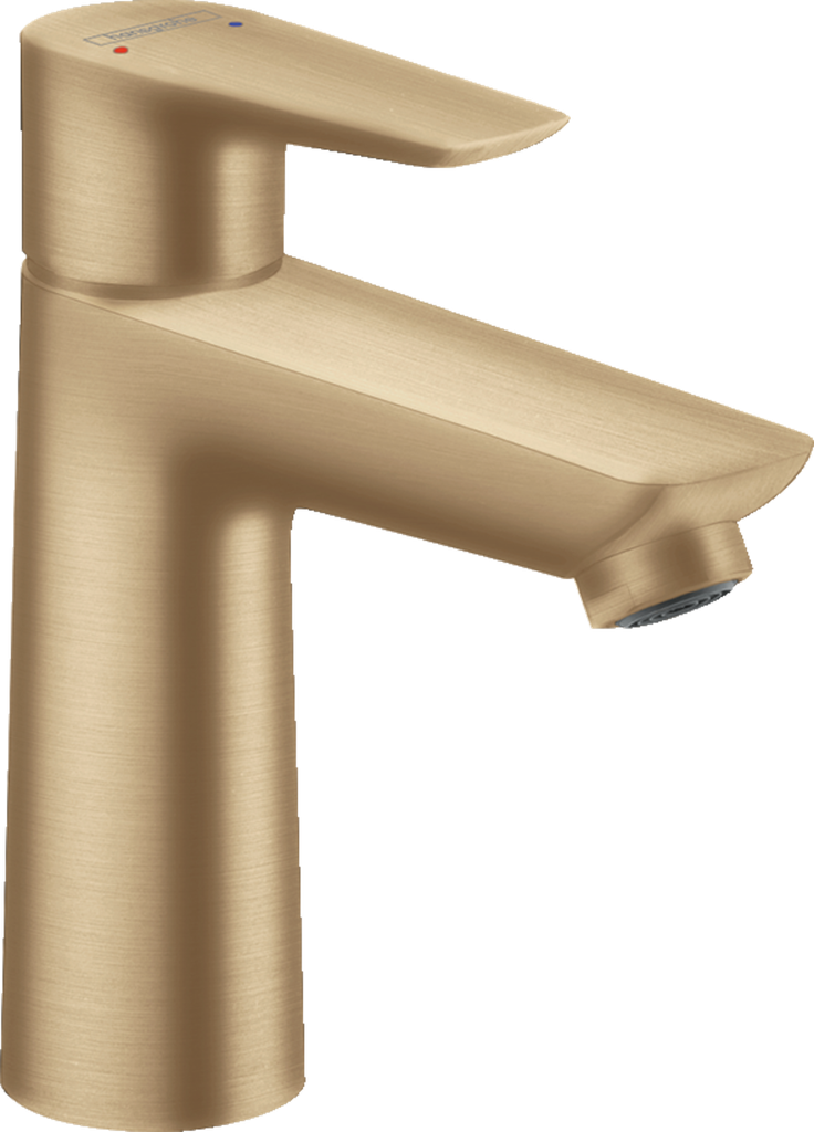 Hansgrohe 71710141 Talis E Basin Mixer 110 With Pop Up Waste Set Brushed Bronze