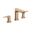 Hansgrohe 71733141 Talis E 150 Widespread 3-Hole Mixer With Pop Up - - Brushed Bronze