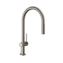 Hansgrohe 72800801 Talis N Kitchen Faucet O-Style 2-Spray Pull Down 1.75 GPM Steel Optic