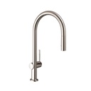 Hansgrohe 72800831 Talis N Kitchen Faucet O-Style 2-Spray Pull Down 1.75 GPM Polished Nickel