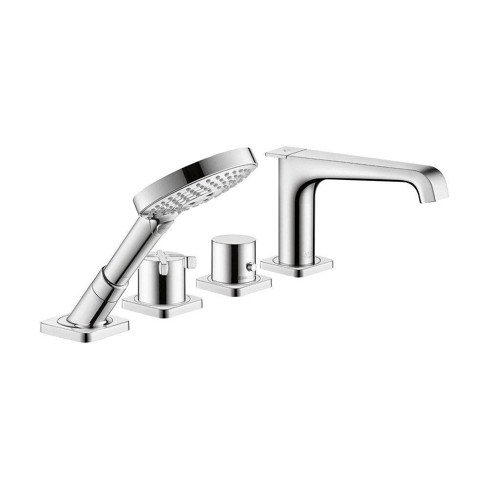 Hansgrohe 36413001 Axor Citterio E 4 Hole Thermostatic Roman Tub Faucet Chrome