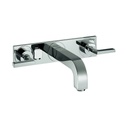 Hansgrohe 39147001 Axor Citterio Wall Mounted Widespread Faucet Lever Handle Chrome
