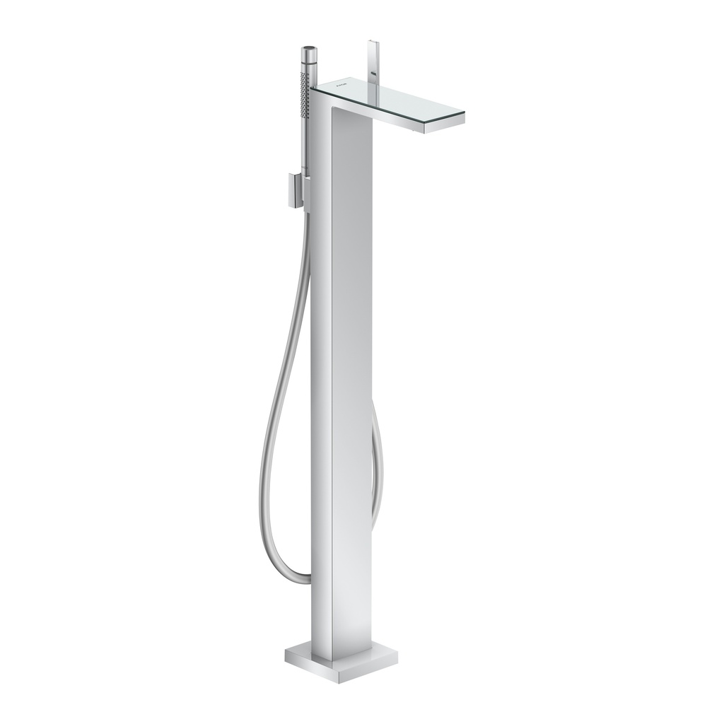 Hansgrohe 47440001 Axor Freestanding Tub Filler Trim With 1.75 GPM Handshower Chrome/ Mirror Glass