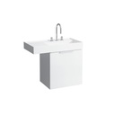 Laufen H4075510336311 Vanity Unit With One Drawer Internal Shelf And Space Saving Siphon For Wb 8.1033.4/5