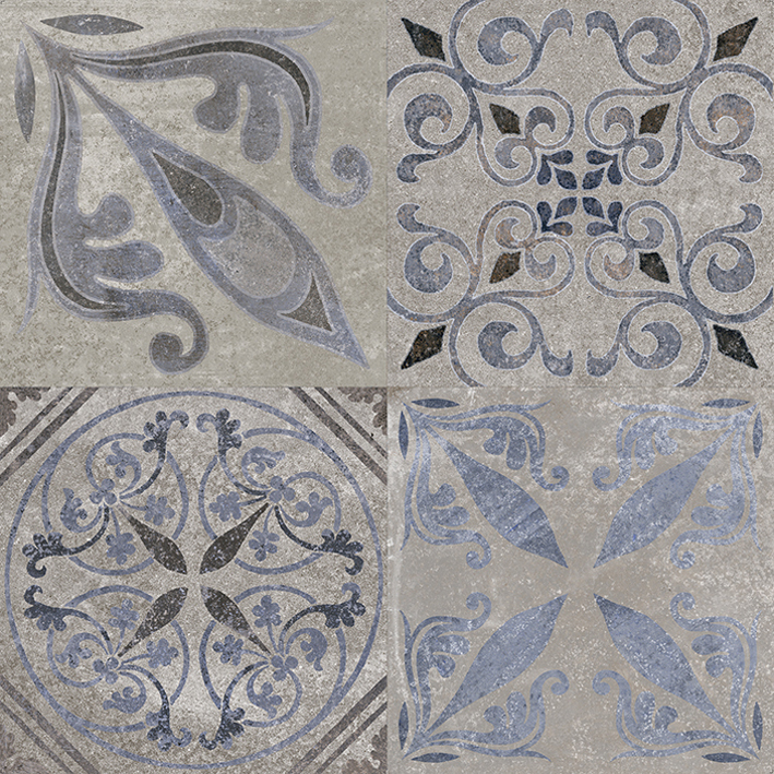 Porcelanosa 100145533 Antique Silver 23"X23" 4 PCS Per Box 15.29 SqFt Per Box