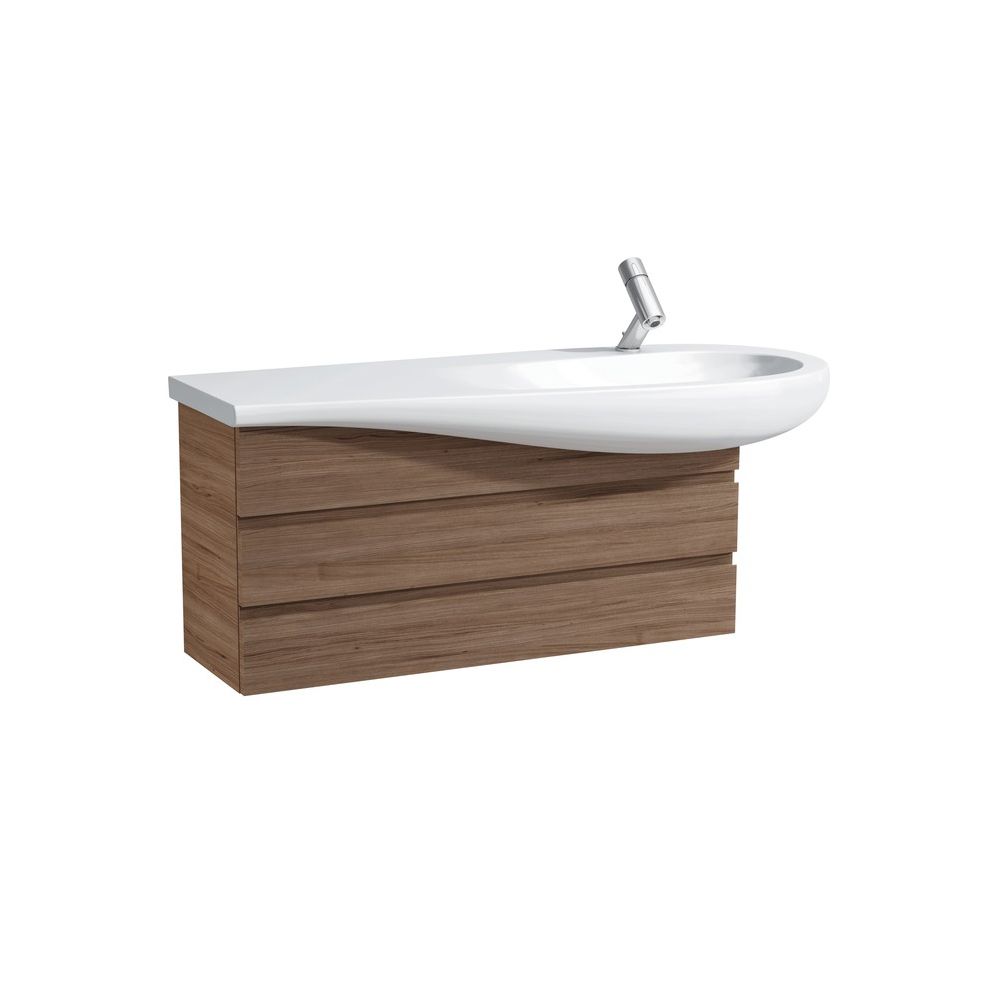 Laufen 424500 Alessi One Two Drawers Vanity Unit Noce Canaletto