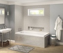 Maax 106202-R-096-001 Pose 6032 Left Corner Comb. Whirl. & Aeroeffect White