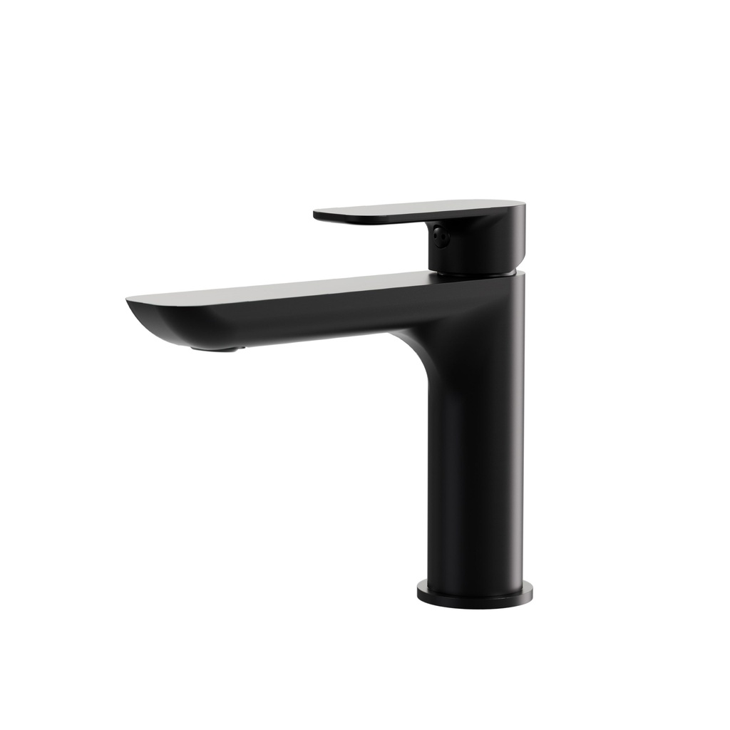 Aquabrass 56014 Must Single Hole Lavatory Faucet Electro Black