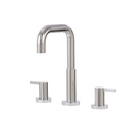 Aquabrass 68016 Blade Widespread Lavatory Faucet Brushed Nickel