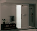 Maax 138998-900-305-000 Halo Return Panel 32 Clear Brushed Nickel