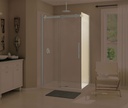 Maax 139396-900-305-000 Halo Return Panel 36 Clear Brushed Nickel