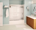 Maax 135661-900-084-000 Aura 6Mm Tub Door 55-59 X57 Clear Chrome
