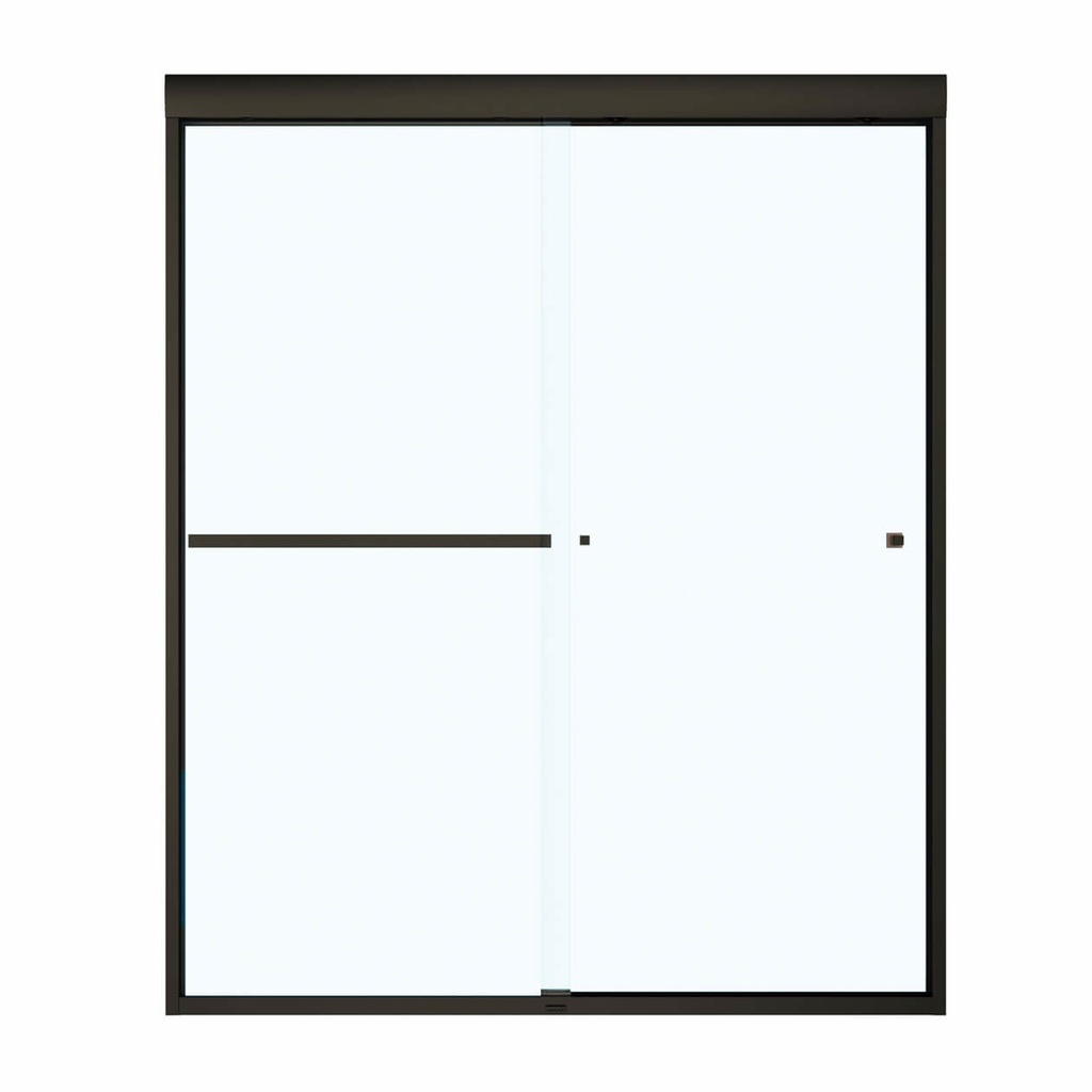 Maax 135672-900-172-000 Aura 55-59 X 71 Bypass Shower Door Dark Bronze