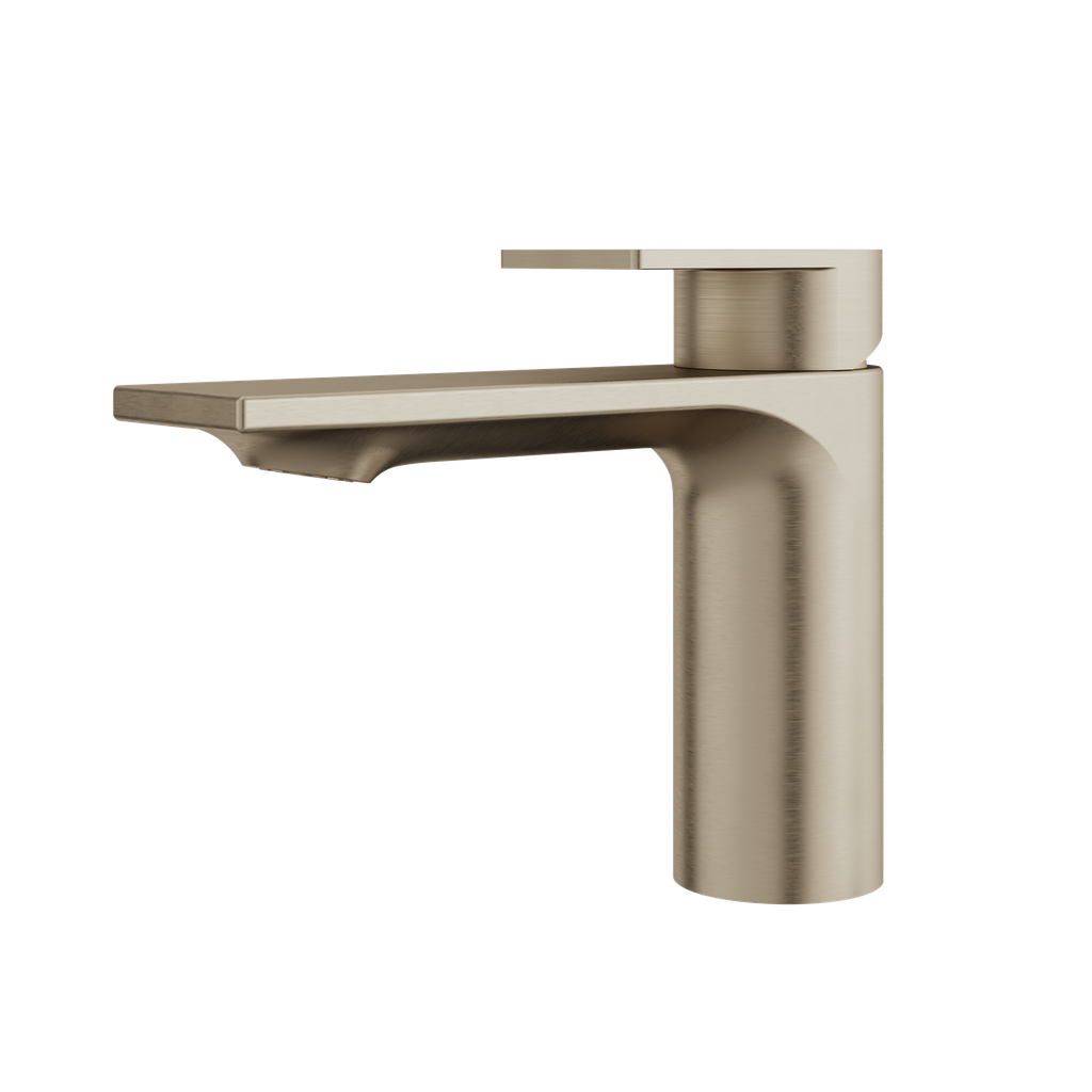 Aquabrass 92014 Alpha Single Hole Lavatory Faucet Brushed Nickel