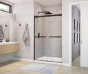 Maax 136271-900-173-000 Duel Shower 44-47 X 74 Clear Dark Bronze