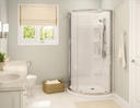 Maax 300001-000-001-103 Cyrene Shower Kit Chrome White