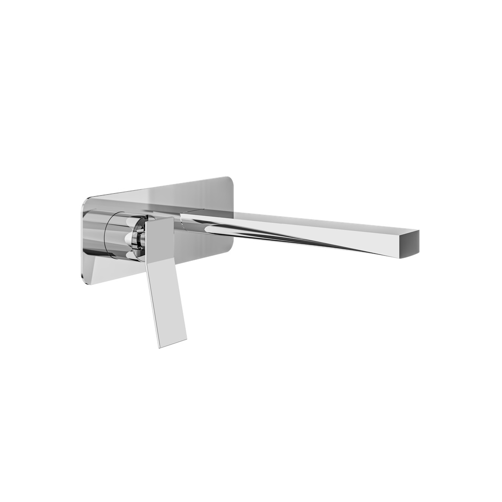 Aquabrass 19N29PC Chicane Wall Lavatory Faucet Trim Polished Chrome