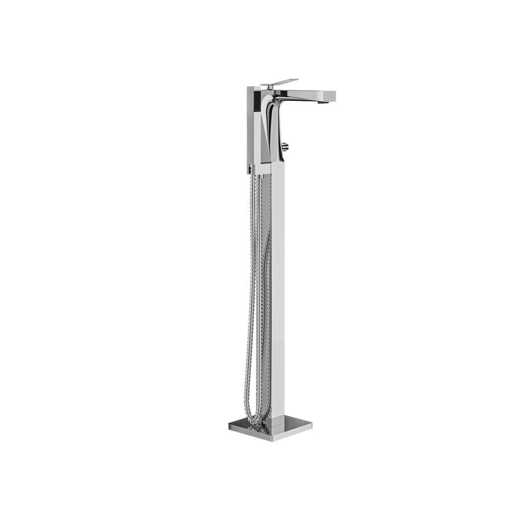 Aquabrass 19N85PC Chicane Floor Mount Tub Filler Polished Chrome