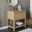 Native Trails VNO301 30&quot; Solace Vanity in Sunrise Oak with Pearl Shelf
